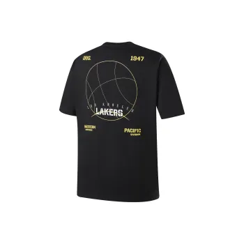 NBA Los Angeles Lakers Team Culture Collection T Shirt Unisex Black
