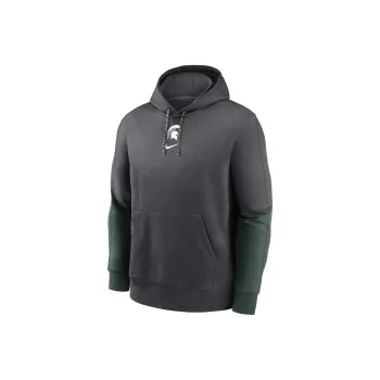 Nike Michigan State Spartans Sideline Team Issue Club Men's Nike College Pullover Hoodie