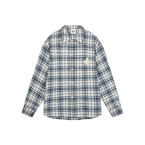 Palladium Shirt Unisex Blue Plaid