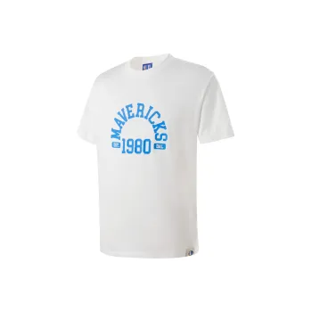 NBA Dallas Mavericks Team SU25 T Shirt Unisex White