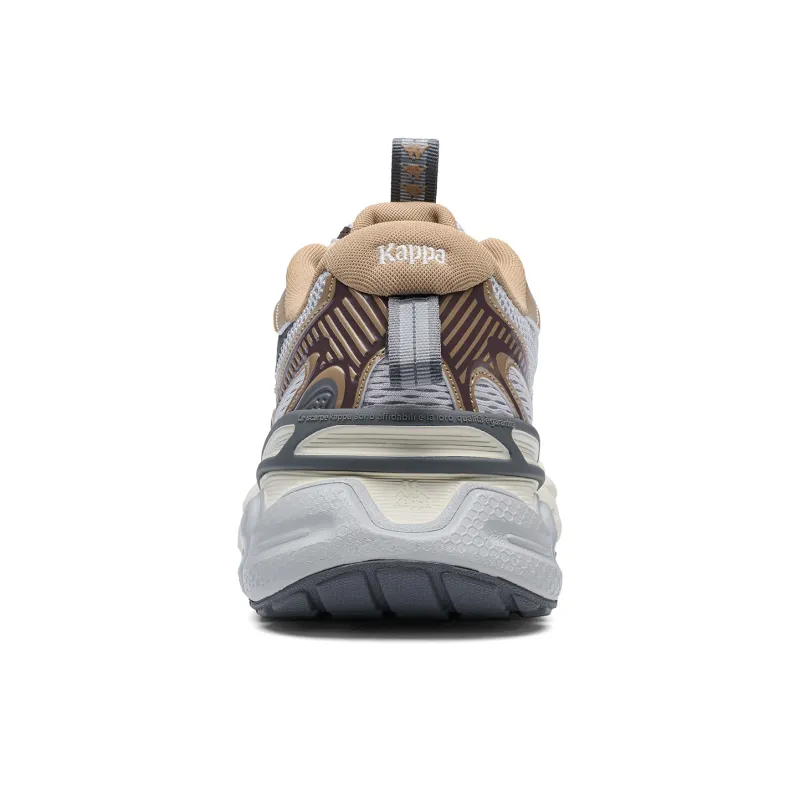 Kappa Anti-Slip Wear-Resistant Low-Top Casual Running Shoes Men's Gray Brown-4