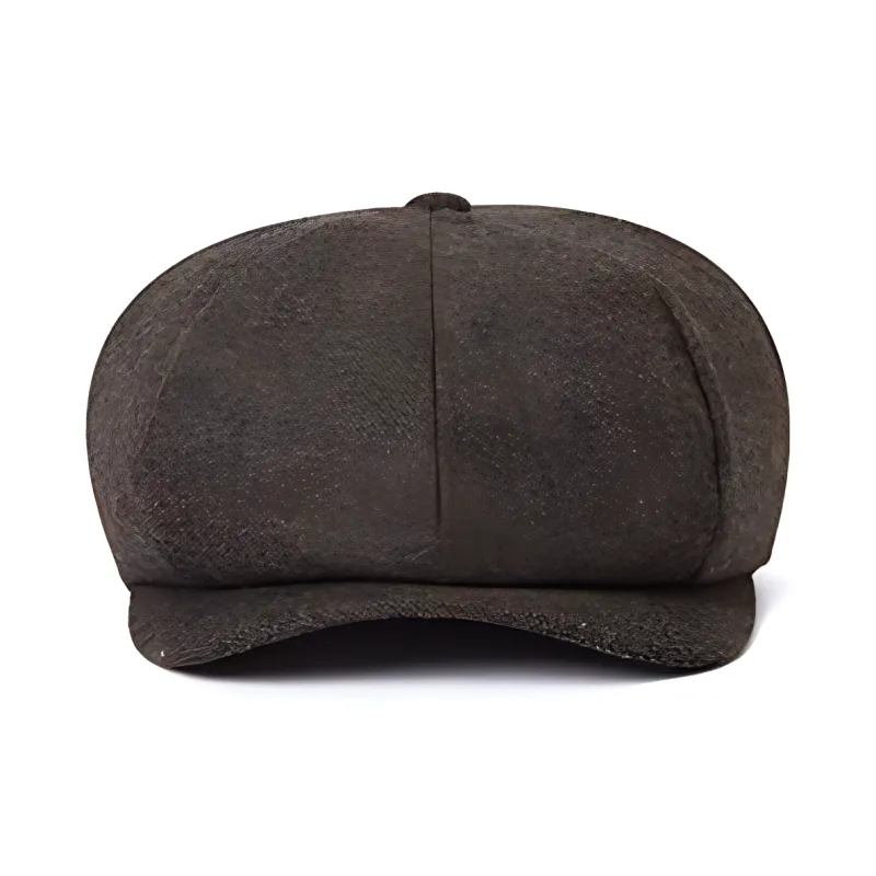 New Era Cotton Berets Unisex Brown-1