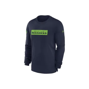 Nike Seattle Seahawks Sideline Player Team Issue Men's Nike Dri FIT Long Sleeve Top
