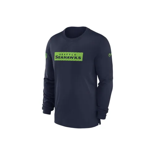 Nike Seattle Seahawks Sideline Player Team Issue Men's Nike Dri FIT Long Sleeve Top