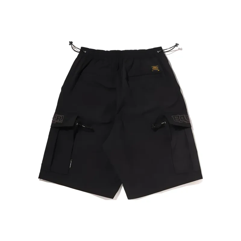 Bape Wide Cargo Shorts-5