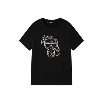 KARL LAGERFELD SS25 T Shirt Men's Black