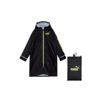 PUMA Polyester Raincoats & Rain Ponchos Black
