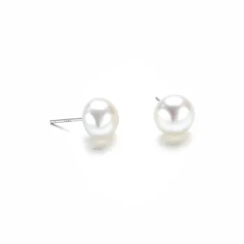 Ancient Jewelry Pearl Stud Earrings Women's