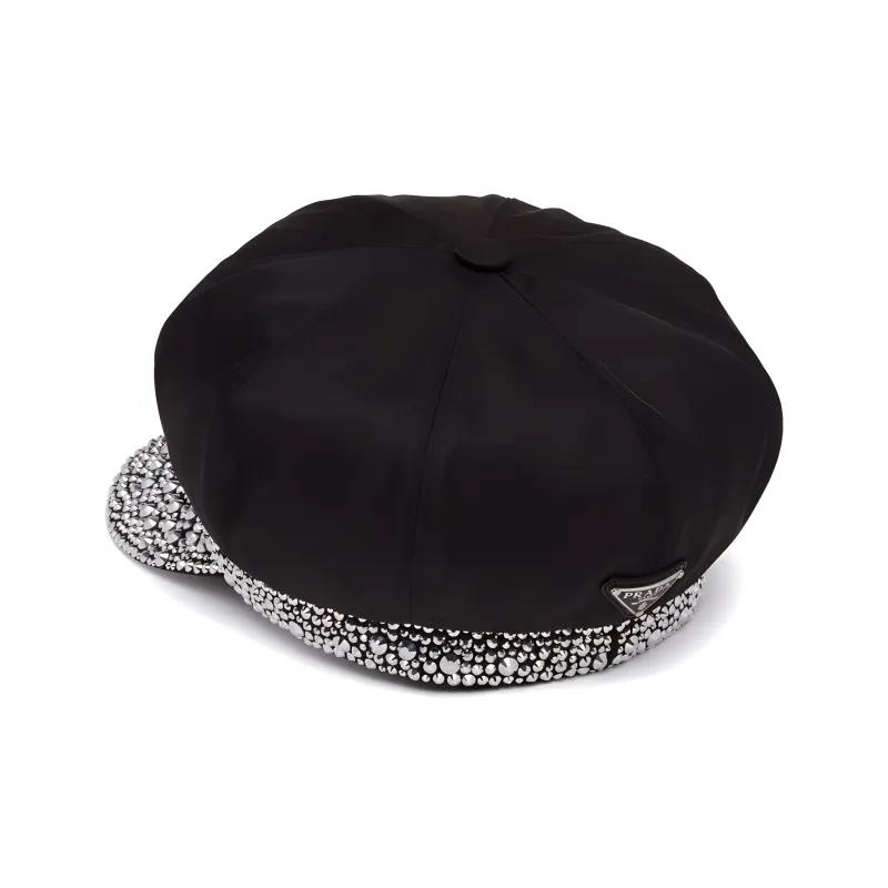 PRADA 2010s Rhinestone embellished Cap-1