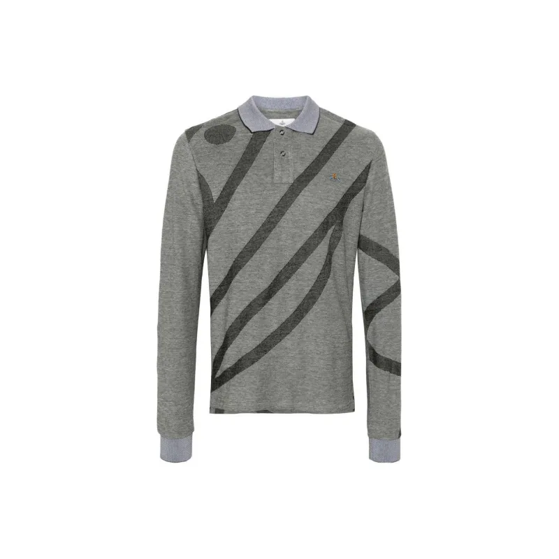 Vivienne Westwood SS24 Polo Shirt Men's Gray-0