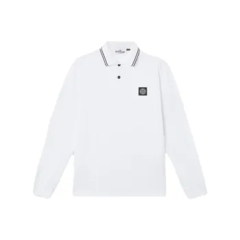 STONE ISLAND Polo Shirt Men's White