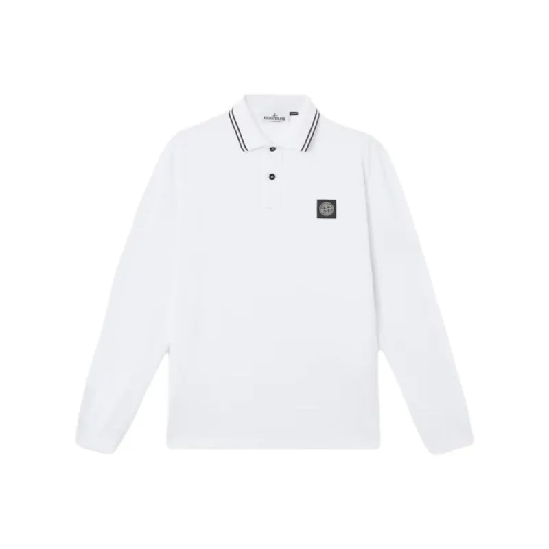 STONE ISLAND Polo Shirt Men's White-0