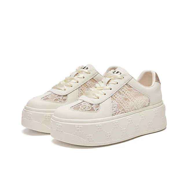 HR Skateboard Shoes Women's Beige Gold-2