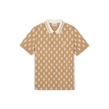 MLB Boston Red Sox Polo Shirts Men Khaki