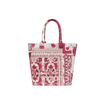 ISABEL MARANT Cotton Tote Bag, Shopping Bag, Handbag Women's Red