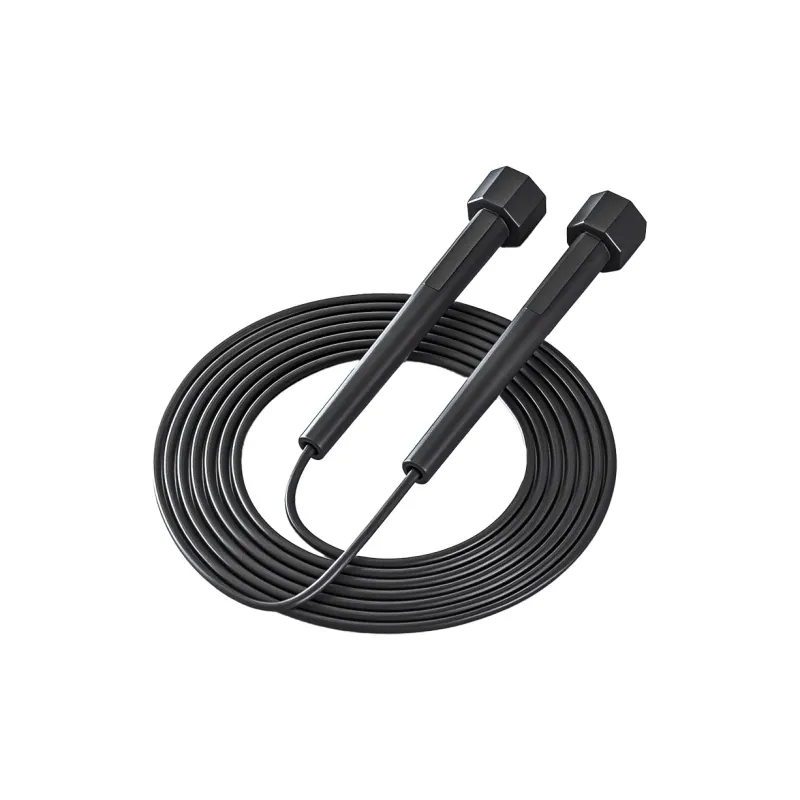 SuperFire Sports & Fitness Non Countable Jump Ropes Unisex PVC 2.9m Black-0