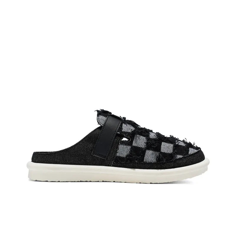 Kuding Casual Shoes Men Low Top Dark Blue/Light Blue/Black-12