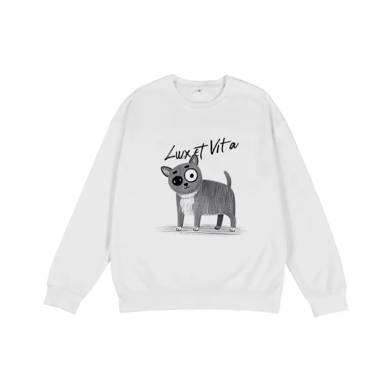 LUX ET VITA Sweatshirt Unisex Pink-5