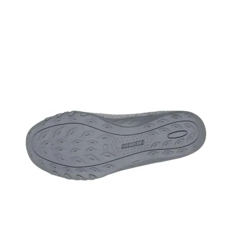 Skechers Breathe Easy Low Top Casual Shoes Women's Gray-4
