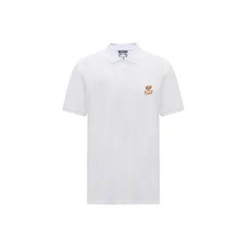 MOSCHINO SS24 Polo Shirt Men's White
