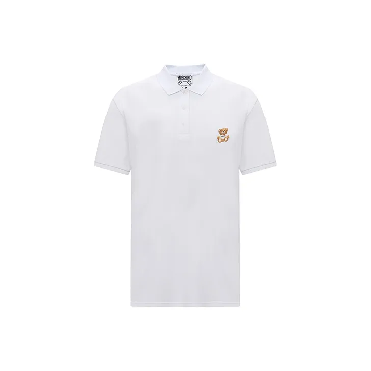MOSCHINO SS24 Polo Shirt Men's White-0