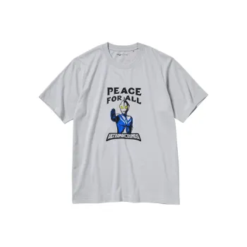 UNIQLO/UNIQLO Peace For All Series T Shirt Unisex Light Gray