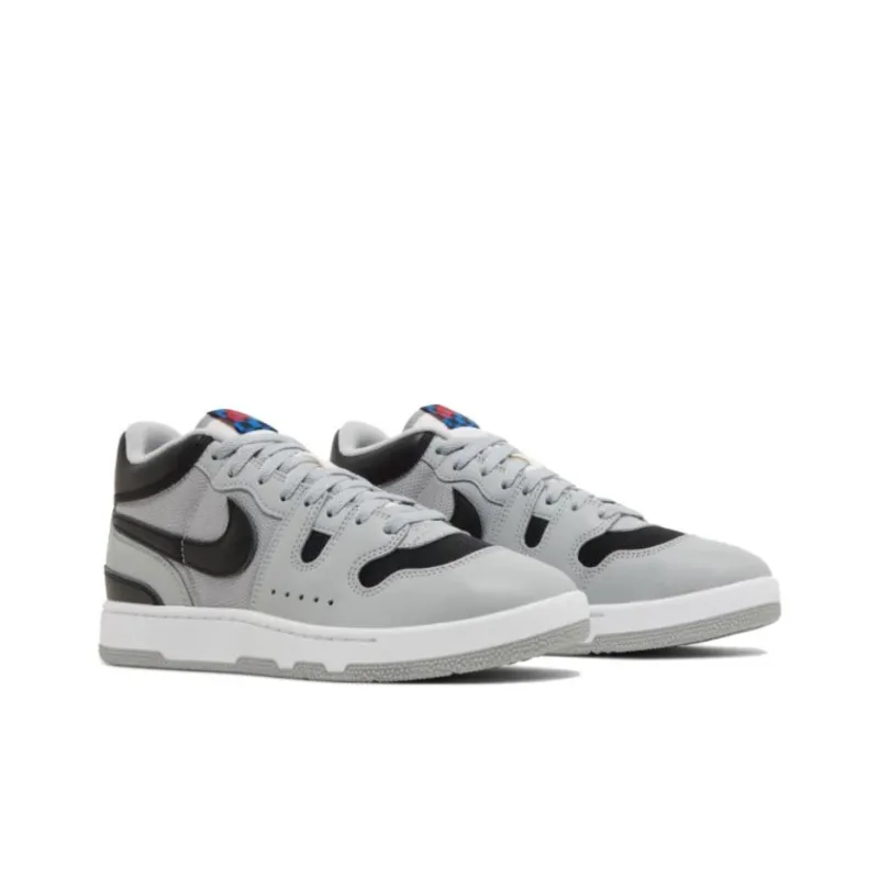 Nike X Social Status Air Mac Attack 'Matte Silver Black Light Crimson'-2