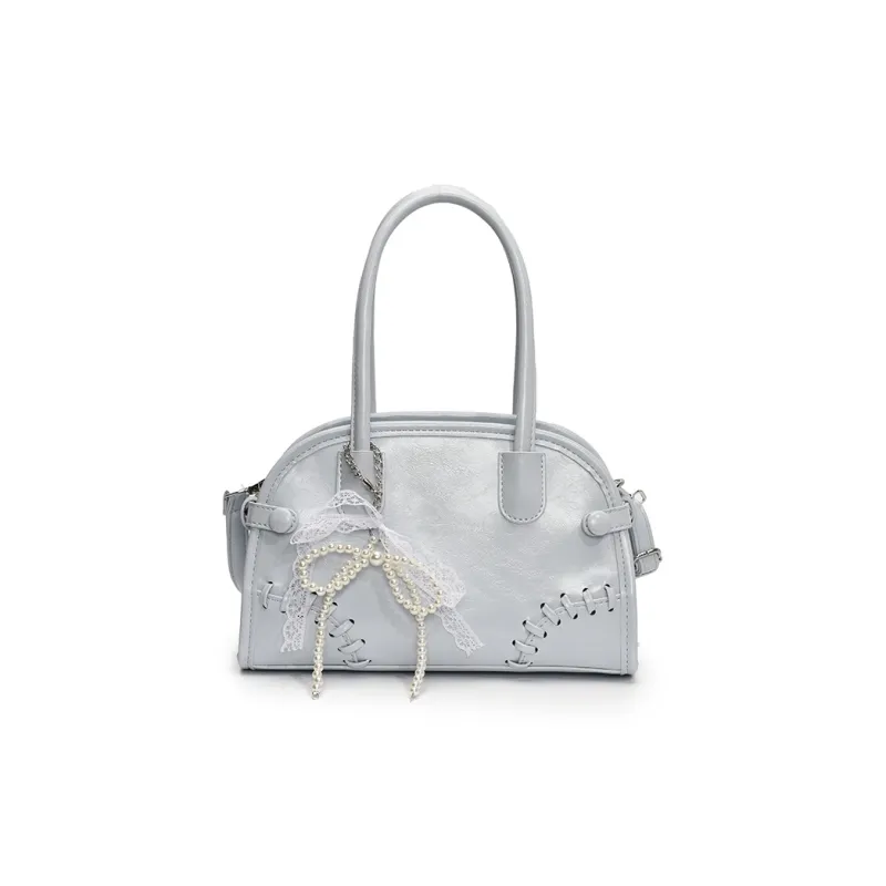 PINK·LAND PU Shoulder Bag, Crossbody Bag, Handbag Women's White/Pink/Blue-12