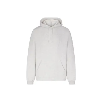 SKIMS FLEECE LOUNGE MENS RELAXED HOODIE Sweatshirt Men's Light Heather Grey