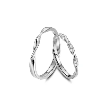 Old Fu Gold S925 Silver Rings Unisex