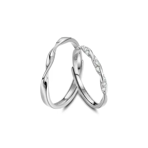Old Fu Gold S925 Silver Rings Unisex
