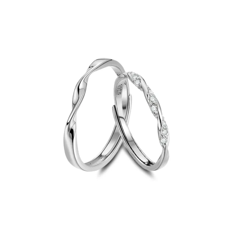Old Fu Gold S925 Silver Rings Unisex-0