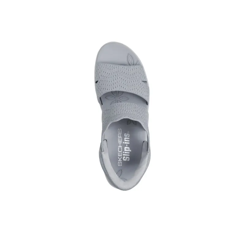 Skechers Pier Lite Beach Sandals Women's Gray-2
