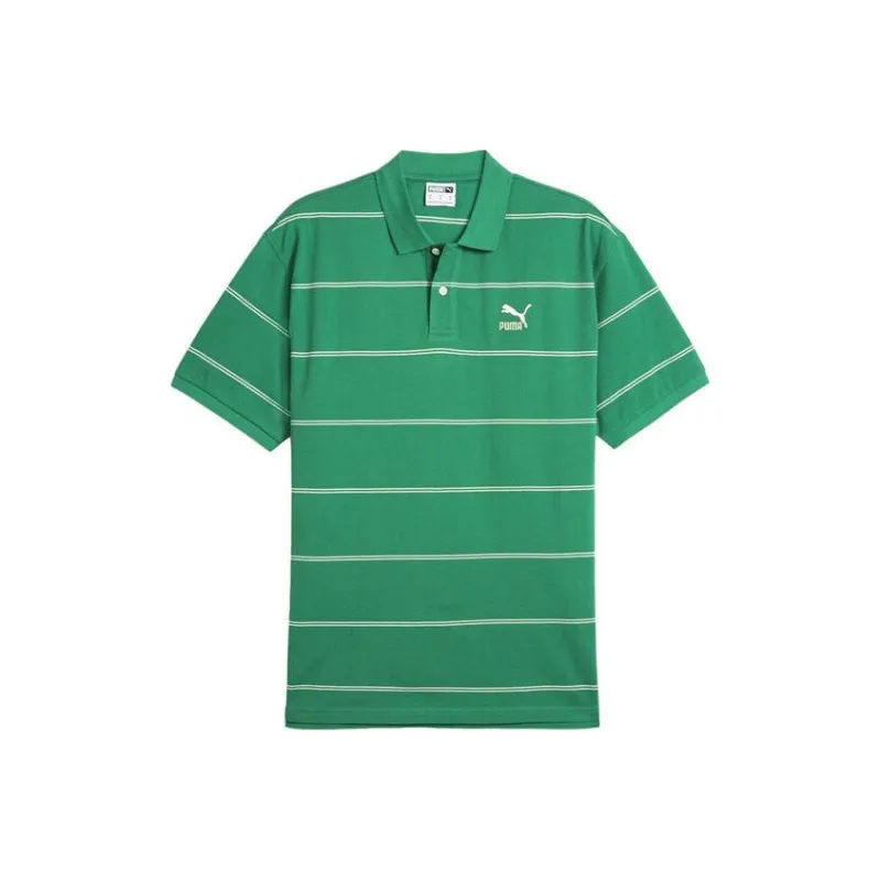 PUMA Polo Shirts Men Green-0
