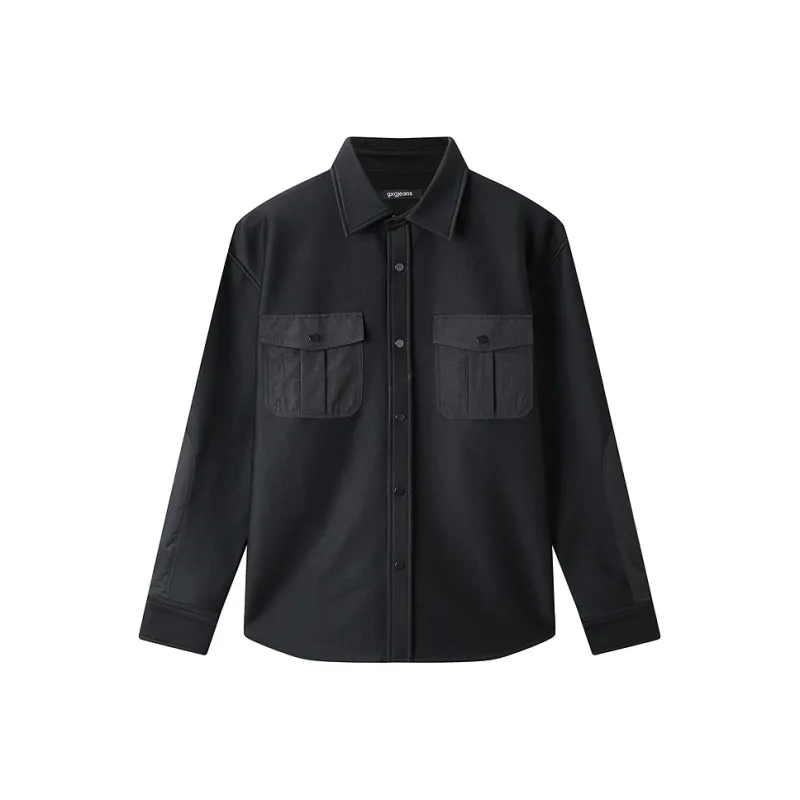 Gxg Jeans Shirts Men Black-0