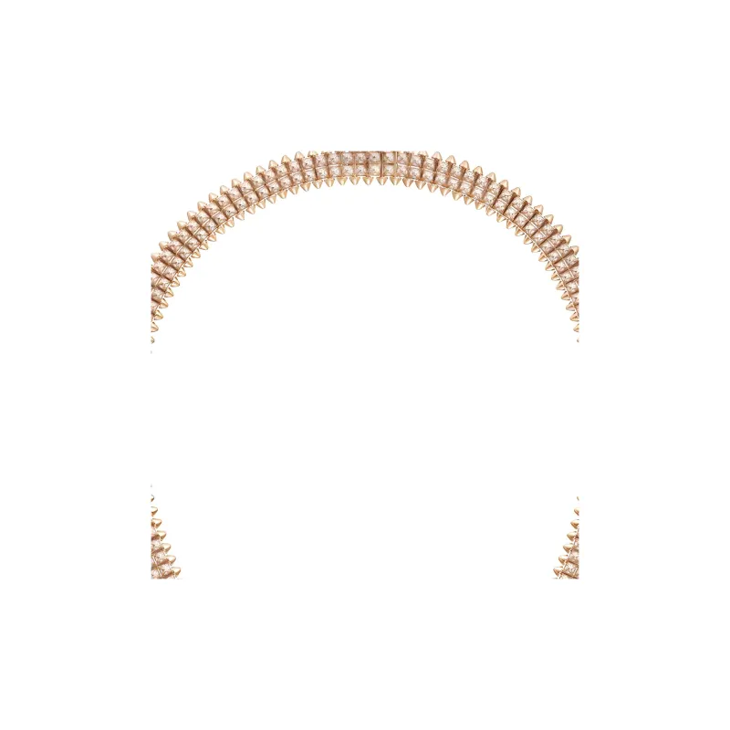 CARTIER Rose Gold Necklaces Unisex-2