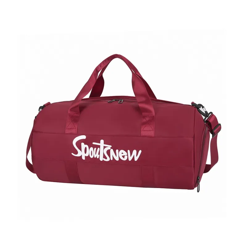 Yalu Nylon Travel Bag Unisex Pink/Black/Red/Gray-15