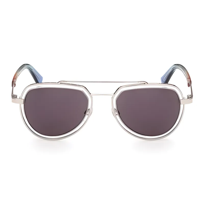 DIESEL Aviator Sunglasses Men's Silver-1