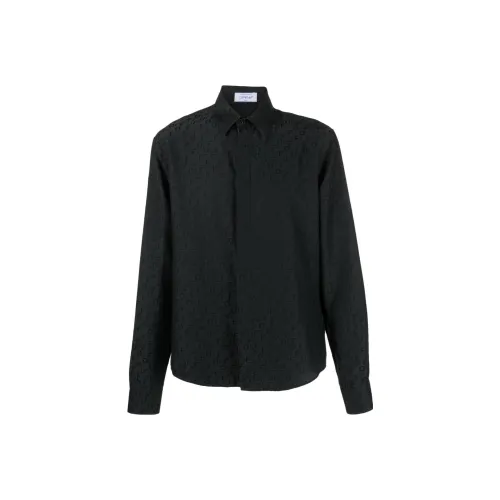 OFF WHITE Allover Logo Printed Long Sleeved Shirt