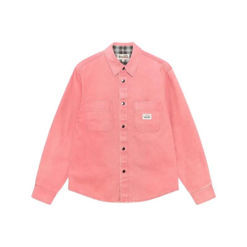 Stussy Heavy Washed Canvas Shirt-0