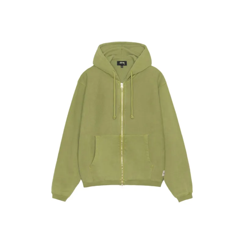 Stussy Waffle Lined Zip Hoodie-0