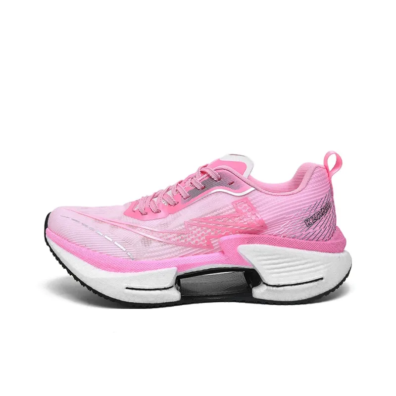 KZANSI Cushioning Low Top Running Shoes Men's Pink-0