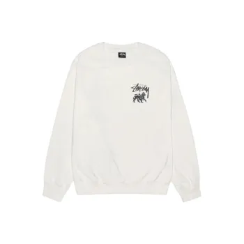Stussy Rasta Lion Pigment Dyed Crew