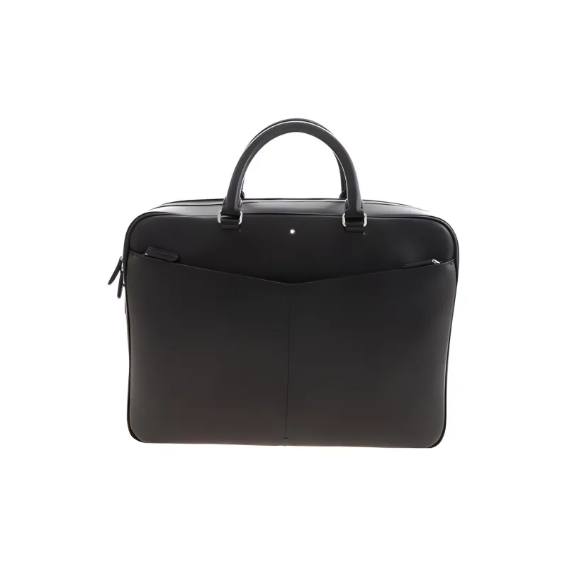 MONTBLANC Logo Handbag Unisex Black-2