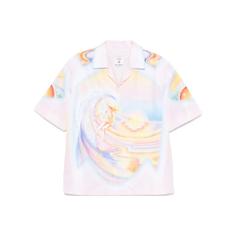 CASABLANCA Psychedelic Nirvana print Shirt-0