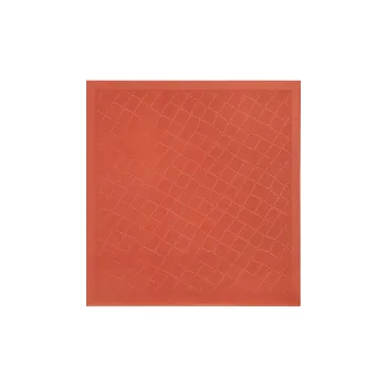 LONGCHAMP Silk, Wool Knit Scarves Unisex Orange Red