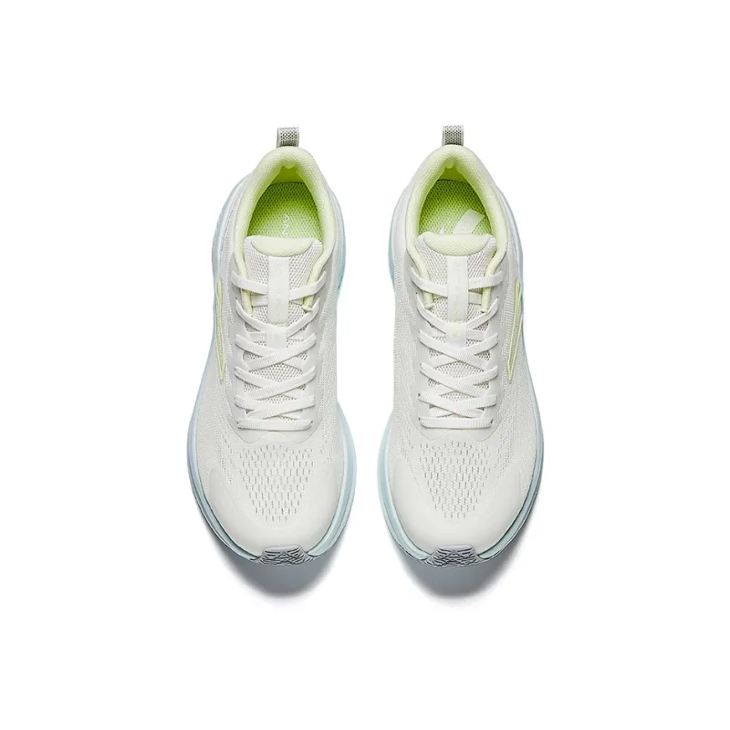 CHAOJIANTA Abrasion Resistant Breathable Low Top City Commute Running Shoes Women's White-2