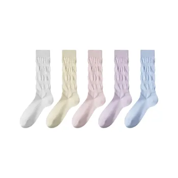 JIAZINI Mid Calf Socks Women's 5 Pack