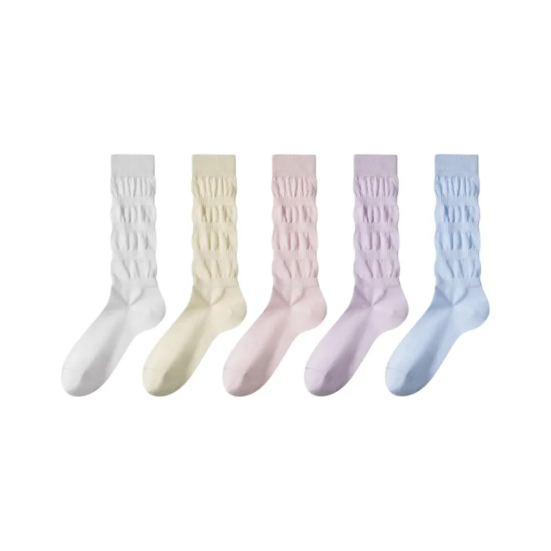 JIAZINI Mid Calf Socks Women's 5 Pack-0