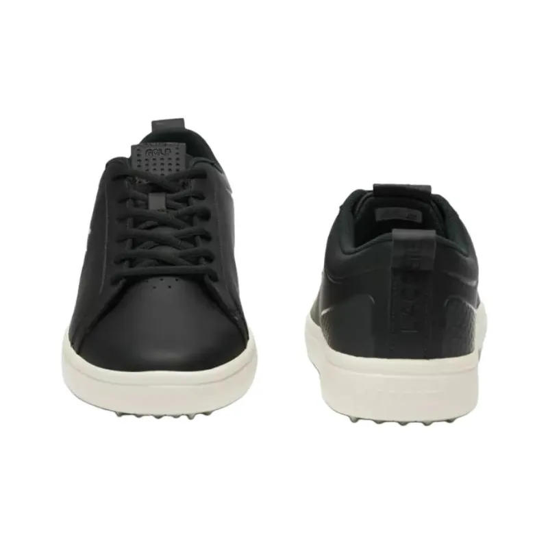 LACOSTE Anti Slip Wear Resistant Low Top Golf Shoes Women's Black-3